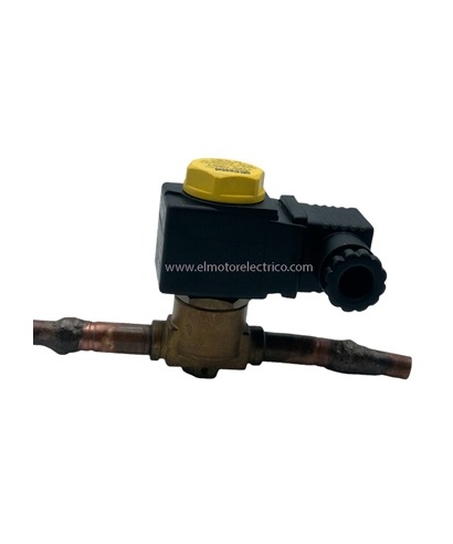 VALVULA SOLENOIDE CASTEL RECUPERADA 1068/3S TIPO HM2  3/8 45BAR TS -35-105  EN BUEN ESTADO

RECUPERADA 