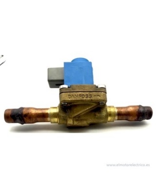 VALVULA SOLENOIDE DANFOSS EVR20 032L1240 7/8 BOBINA  220V SOLDAR RECUPERADA SIN USO 