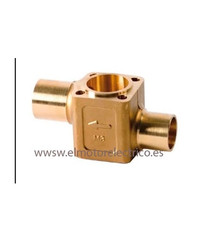 CUERPO VALVULA EXPANSION DANFOSS T55  TQ55 67G4003 EN ANGULO 1 1/8 X 1 3/8 SOLDAR
