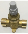 VALVULA MANIOBRA 6420/7 CASTEL 7/8 PASO RECTO CON CAPUCHON  PARA SOLDAR
