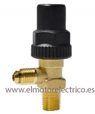 VALVULA SERVICIO CASTEL 6110/23  1/4 X 3/8 