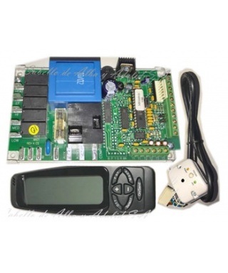 KIT COMPLETO COMPUESTO PLACA ELECTRONICA  MIGA1 MANDO A DISTANCIA RECEPTOR Y SONDA  PARA EQUIPOS TOPAIR AIRE AGUA NUEVO A  ESTRE