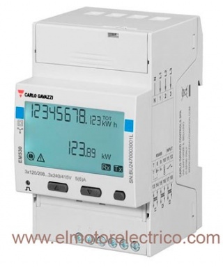 ANALIZADOR DE ENERGIA EM530 DINAV53XS1X RECUPERADO SIN USO