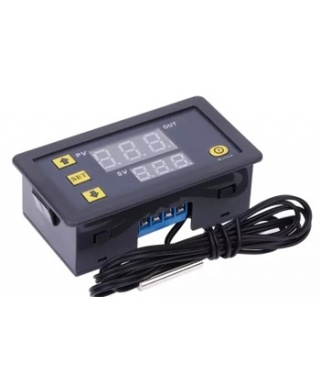 TERMOSTATO DIGITAL DOBLE VISOR SALIDA 10A 12V CON SONDA