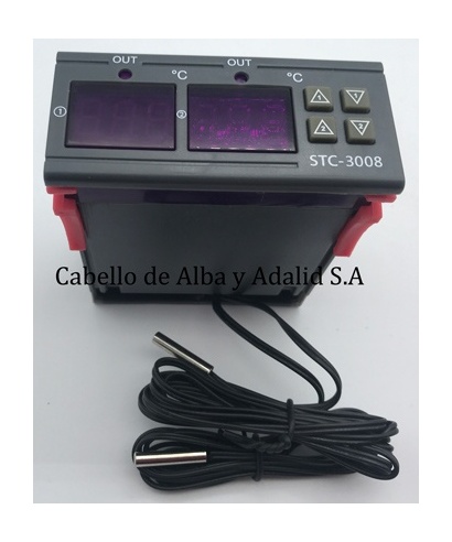TERMOSTATO DIGITAL BT-3008  DOBLE PANTALLA 220VTS