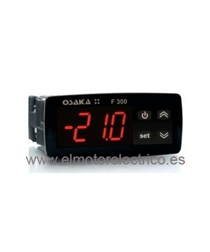 TERMOSTATO  DIGITAL F300 REFRIGERACION PANEL 2 RELES 2 SONDAS 220V MARCA OSAKA CON MICROPROCESADOR