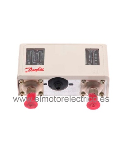 PRESOSTATO DOBLE KP15-060-115466 ALTA -BAJA  PRESION 0.2-7.5 BAR 1/4 REARME MANUAL 