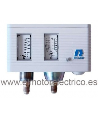 PRESOSTATO DOBLE 017H4701 ALTA Y BAJA  REARME RANCO -03-7  7-30 BAR