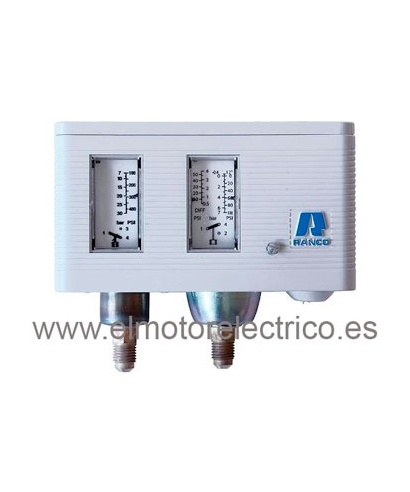 PRESOSTATO DOBLE 017H4701 ALTA Y BAJA  REARME RANCO -03-7  7-30 BAR