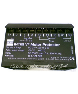 MODULO INT69-V NR.52 A 127 KRIWAN PROTECTOR MOTOR  230V/  63000123 4