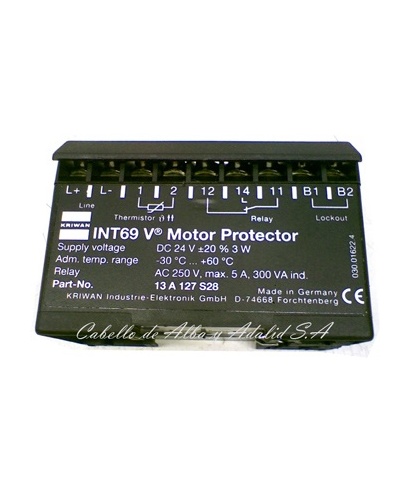 MODULO INT69-V NR.52 A 127 KRIWAN PROTECTOR MOTOR  230V/  63000123 4