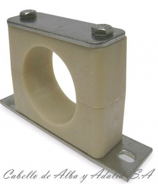 ABRAZADERA PARA TUBERIAS EN POLIPROPILENO C6 1 5/8   42mm