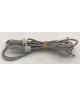 RESISTENCIA SILICONA FORRADA CON CABLE FLEXIBLE METALICO 240V 