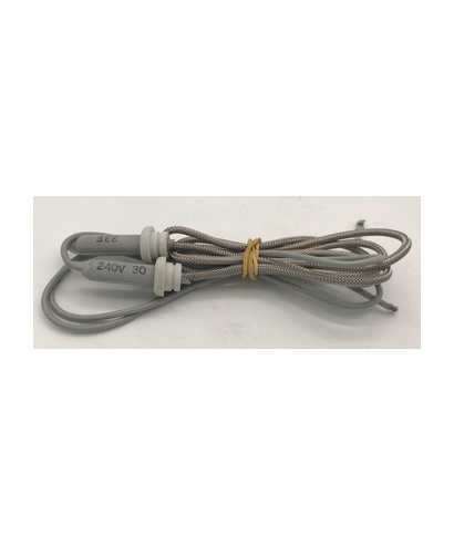 RESISTENCIA SILICONA FORRADA CON CABLE FLEXIBLE METALICO 240V 