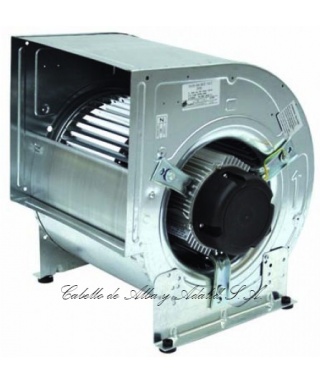 VENTILADOR CENTRIFUGO BP-RC-10/10 MC 4P 0.37 KW 230 V 28/28  BAJA PRESION MONOFASICA RODETE CHAPA MDFAN