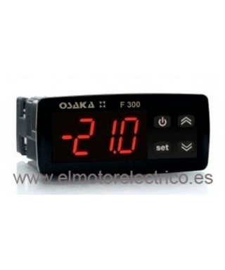 TERMOSTATO  DIGITAL F300 REFRIGERACION PANEL 2 RELES 2 SONDAS 220V MARCA OSAKA CON MICROPROCESADOR