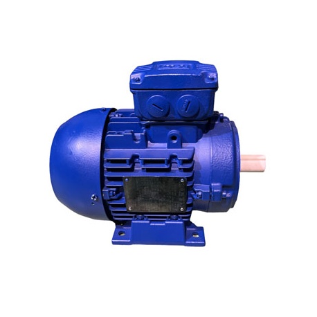 MOTOR TRIF. 1 CV 1500 RPM PATAS B3 Y BRIDA B14 220/380V WEG MS802-4 B3 FUNDICION
