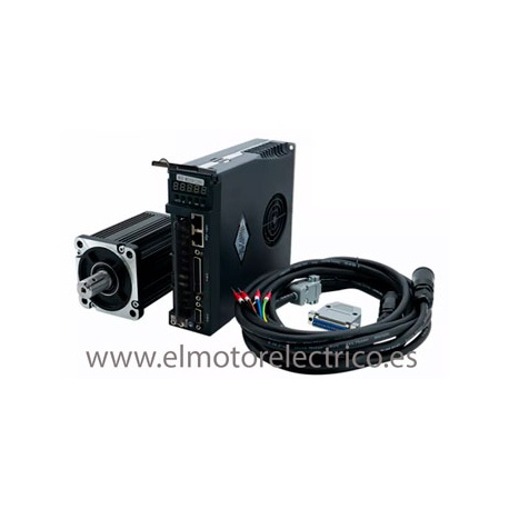 CONJUNTO SERVOMOTOR DE CA 750 W 220 V 3000 RPM +CABLE CODIFICADOR DE 3MTS + CONTROLADOR A1-SVD15  