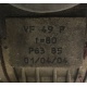 MOTOR REDUCTOR 0.09KW-0.12CV 1000RPM VPF49 i:80 P63 B5 BONFIGLIOLI USADO OCASION