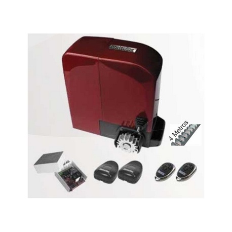 MOTOR PUERTA CORREDERA 800 KG KIT COMPLETO MOTORLINE KITSLIDE800A CON 4 METROS CREMALLERA