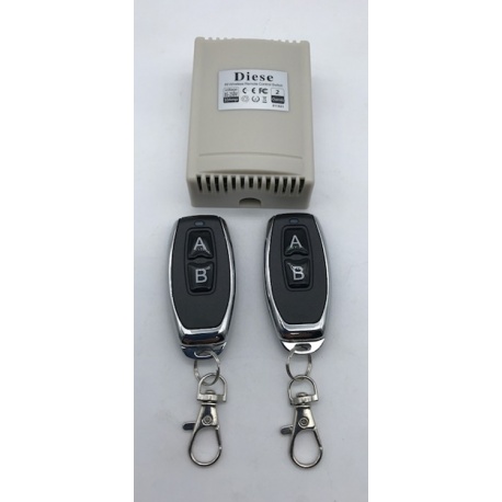RECEPTOR 12V 10A PARA MANDO A DISTANCIA PUERTA ELECTRICA DE 2 ETAPAS MOD.DIESE + 2 MANDOS  
