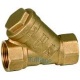 FILTRO CON ROSCAS 1-1/2 " LATON  MALLA INOX  TEMP MAX 110ºC