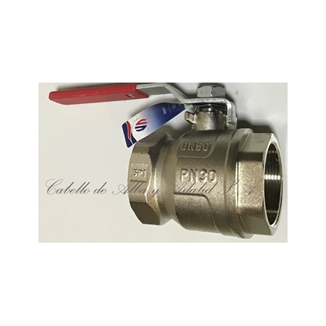 VALVULA ESFERA 2" PN25 HEMBRA-HEMBRA