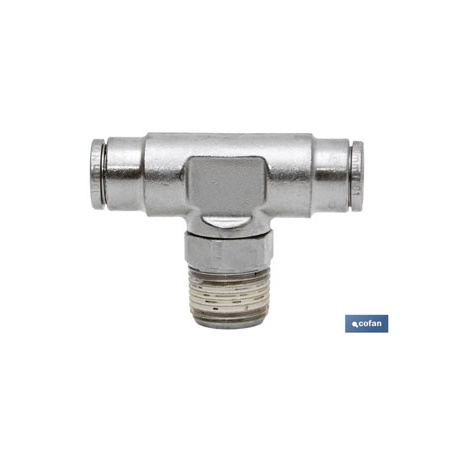 TE ROSCA MACHO 1/4 TUBO 8 METALICO