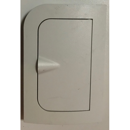 REJILLA CON TAPA  21.5X14.5 I BLANCA PARA FANCOIL CURVA