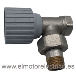 VALVULA DE RADIADOR ESCUADRA 1/2 HEMBRA