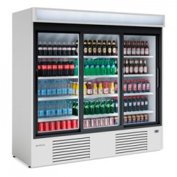 EXPOSITOR  REFRIGERADO VERTICAL  INFRICO MODELO ERC 200 CON 3 PUERTAS