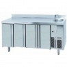 MESA REFRIGERADA GASTRONORM 1/1 SERIE 700   INFRICO MODELO BMGN 2450 F CON FREGADERO 4 PUERTAS