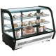 VITRINA EXPOSITORA REFRIGERADA INDUSTRIAL DE SOBREMESA VERS-120HC MARCA EDENOX 2 PUERTAS CORREDERAS 220V 115 LITROS