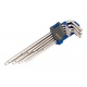 JUEGO LLAVES TORX INVIOLABLE LARGAS 9 PIEZAS ALYCO.