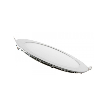 PLACA LED 18W 0086PLBN 220V 225MM CIRCULAR PARA EMPOTRAR EN FALSO TECHO