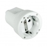 BASE ENCHUFE AEREA GOMA BLANCA 16 A