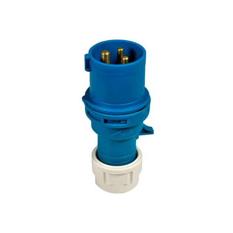 CLAVIJA MACHO AEREA 2P+T 32A IP44