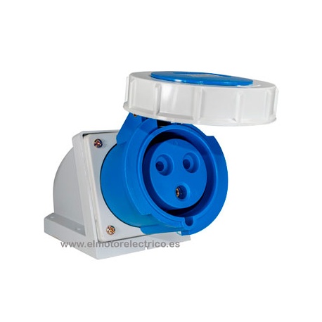 BASE SUPERFICIE HEMBRA 2P+T 16A IP67