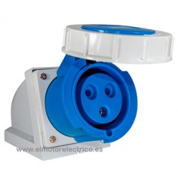 BASE SUPERFICIE HEMBRA 2P+T 32A IP67