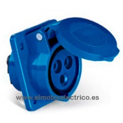 BASE EMPOTRAR 2P+T 32A IP44