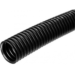 TUBO CORRUGADO-POLYFLEX PG36-DM37 NEGRO ROLLO 25MTS