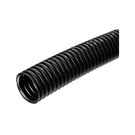 TUBO CORRUGADO-POLYFLEX PG36-DM37 NEGRO ROLLO 25MTS