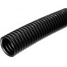 TUBO CORRUGADO-POLYFLEX PG36-DM37 NEGRO ROLLO 25MTS