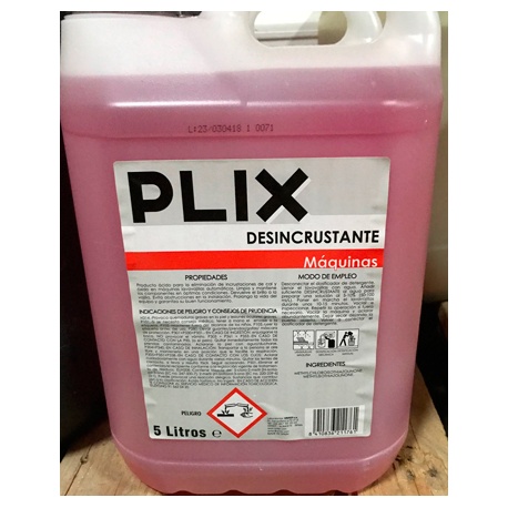 DESINCRUSTANTE MAQUINAS PLIX 5 L