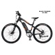 BICICLETA ELECTRICA BT-X8M-29 GRIS-NARANJA BLACK THUNDER