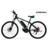 BICICLETA TRIPLE A 3A580-EBCA ELECTRICA BASICA MOTOR CENTRAL DE 250W NEGRA-VERDE