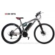 BICICLETA TRIPLE A 3A580-EBTA ELECTRICA BASICA MOTOR TRASERO DE 250W BLANCA -ROJA