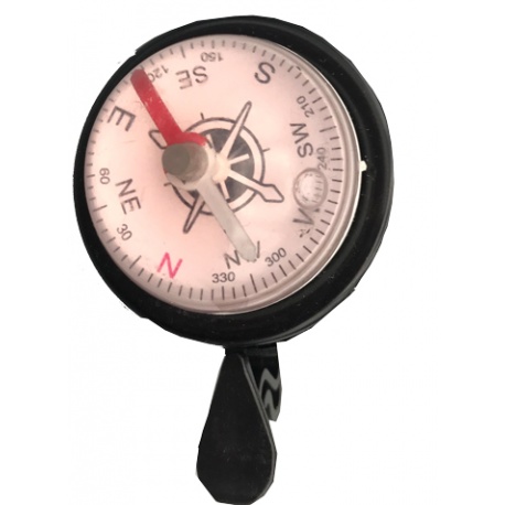 TIMBRE BRUJULA NEGRO PARA BICICLETA