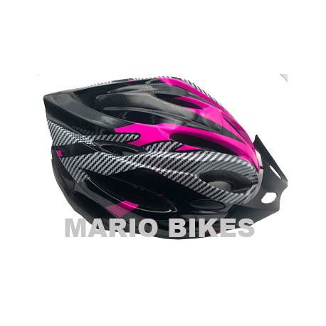 CASCO ROSA  ADULTO CICLISMO CAS-007A