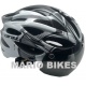 CASCO BLANCO CON BISERA Y LUZ TRASERA  ADULTO CICLISMO CAS-013B